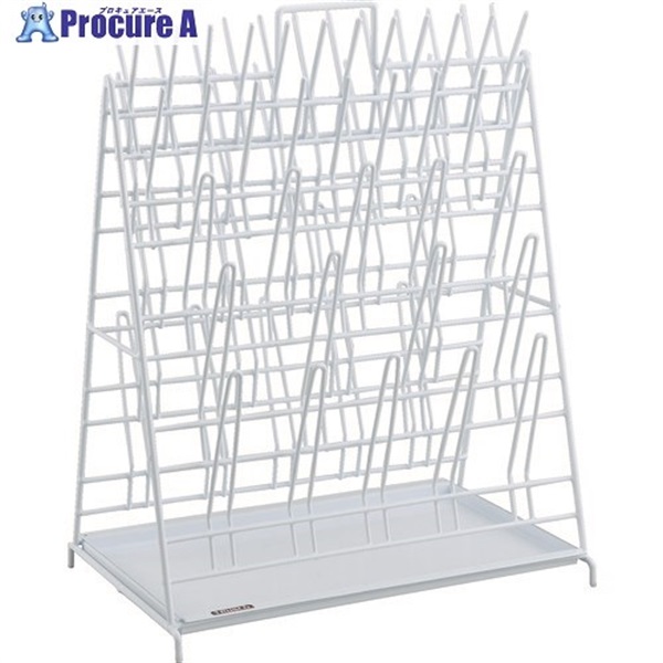 TRUSCO ワイヤードラック 両面型 430X280XH560 小フックX42 大フックX28 WDR-2  1台  トラスコ中山(株)