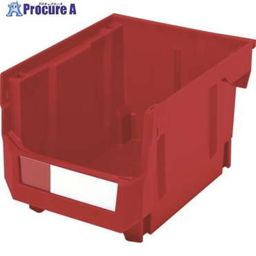 TRUSCO スタッキングコンテナ 0.6L レッド TSC210R  1個 ▼208-3334