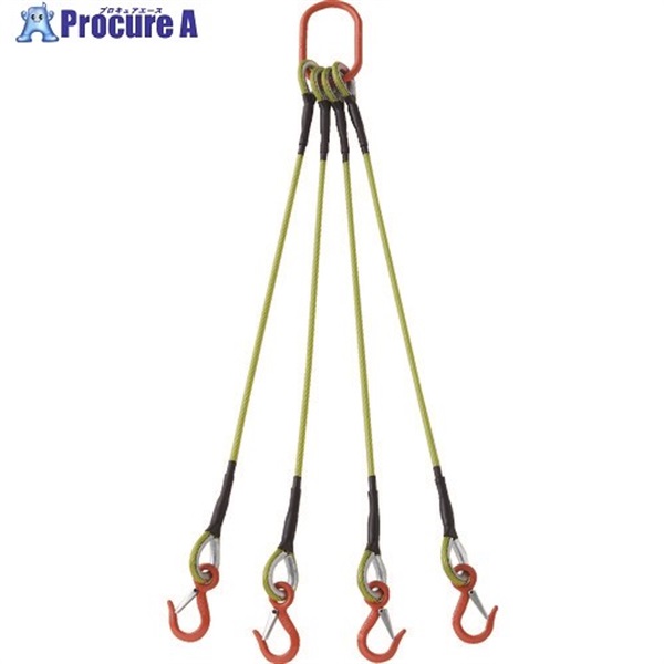 TRUSCO 4�{�݋ʊ|���C�����[�v�X�����O(�J���[�핢�t)�A���~���b�N�^�C�v ������2M ���k�J�o�[�t TWSP4P9S2WT  1S  �g���X�R���R(��) 