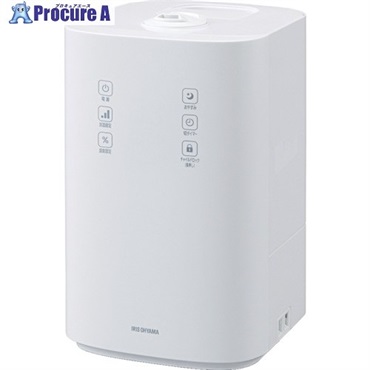IRIS 517428 上給水ハイブリッド加湿器 ホワイト UHK-500-W  1台  アイリスオーヤマ(株) ▼257-0322