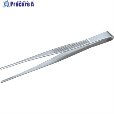 TRUSCO ステンレス製ピンセット 115mm 直ギザ付 TSP-20 (115MMﾁｮｸ)  1本 ▼270-8981