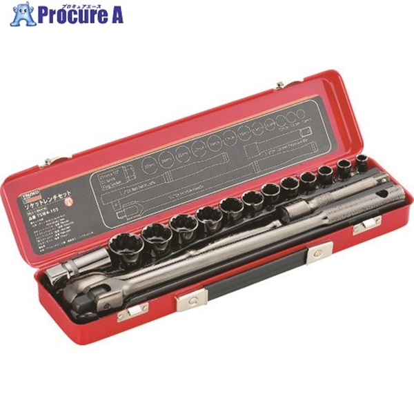 TRUSCO �\�P�b�g�����`�Z�b�g �����p12.7mm 16S TSW4-16S  1S  �g���X�R���R(��) 