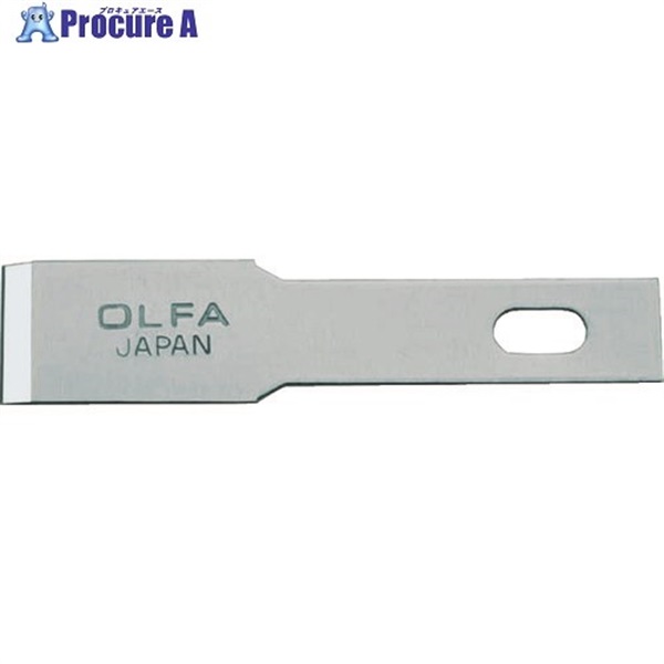 OLFA アートナイフプロ替刃平刃10枚入ポリシース XB157H  1箱 ▼360-6503