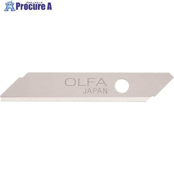 OLFA 一枚切りカッター キリヌーク替刃 XB209  1箱 ▼375-0868