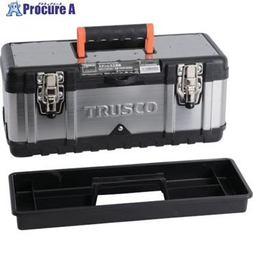 TRUSCO ステンレス工具箱 Sサイズ TSUS-3026S  1個 ▼389-4851