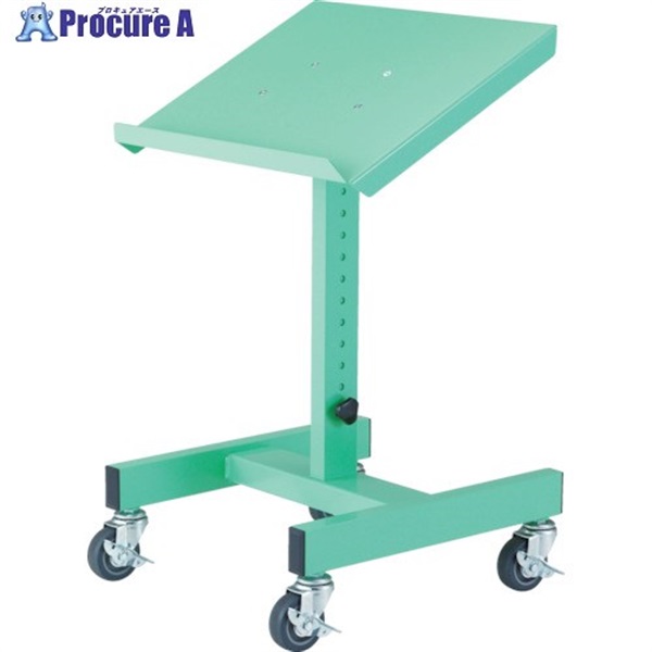 TRUSCO ワークサポートスタンド キャスター付 ヤンググリーン色 WS-1C-YG  1台  トラスコ中山(株)