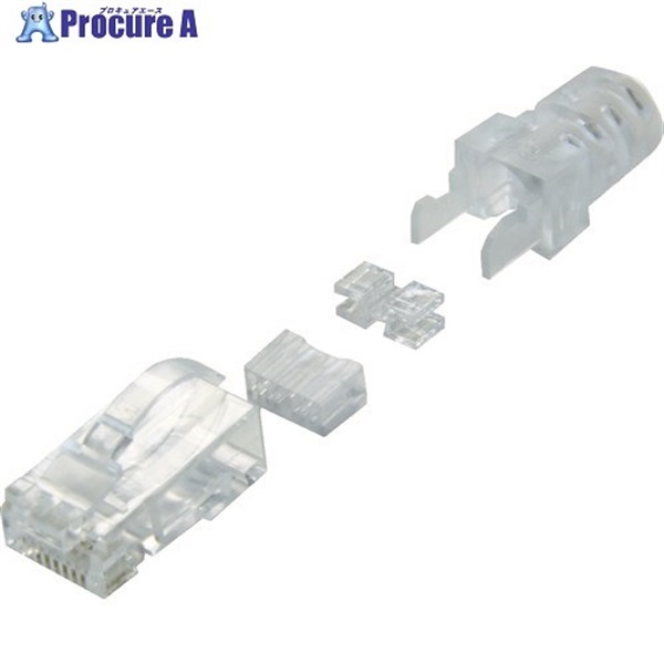 コーニング Cat6 RJ45モジュラープラグ (100個入) VOL-RJ45PLG-6LBL  1箱  コーニングインターナショナル(株) ▼418-2928