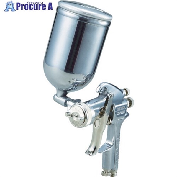 TRUSCO スプレーガン重力式 ノズル径Φ1.1 0.4L アルミカップセット TSG-508G-11S  1S  トラスコ中山(株)