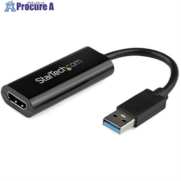 スターテック ディスプレイアダプター/USB-A - HDMI/USB 3.0/1080p/Winのみ USB32HDES  1箱  STARTECH.COM社 ▼492-8210