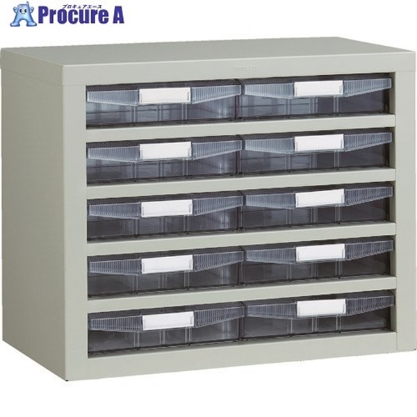 TRUSCO 引き出しユニット 553X307XH444 AW2X10 VA-45BW  1台  トラスコ中山(株)