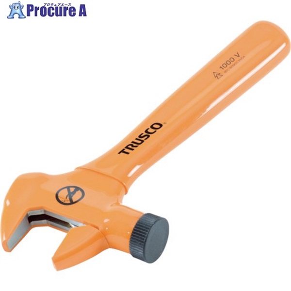 TRUSCO 絶縁モンキーレンチ 300mm TZMR-300F  1丁  トラスコ中山(株)