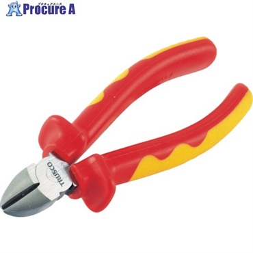 TRUSCO 絶縁電工ニッパ 140mm TZCP140  1丁 ▼762-3470