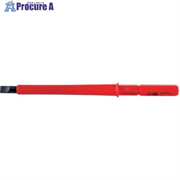 TRUSCO 【売切廃番】 絶縁差替式ドライバー(マグネット入り) (-5.5X100mm) TZDS-55  1本  トラスコ中山(株) ▼762-4654