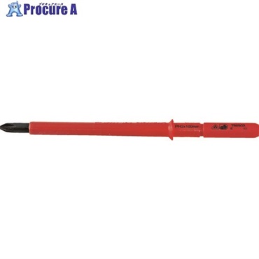 TRUSCO 【売切商品】 絶縁差替式ドライバー(マグネット入り) (＋NO.2X100mm) TZDS-2  1本 ▼762-4697