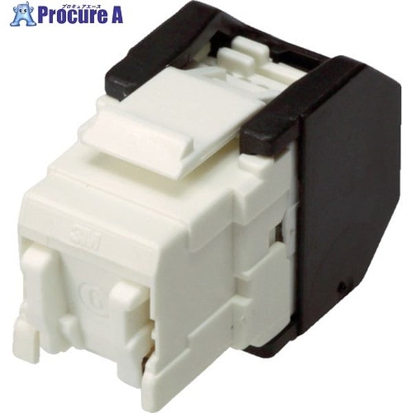 コーニング Cat6 RJ45モジュラージャック ツールレスタイプ 白 VOL-OCK6-U  1個  コーニングインターナショナル(株) ▼787-6661