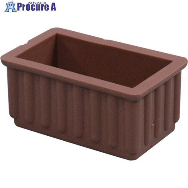 光 イス脚キャップ茶 長角 24×45 BE-24-23  1個 ▼112-8053