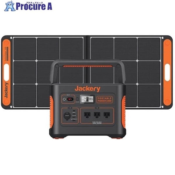 Jackery Solar Generator 1000 ポータブル電源 ソーラーパネル1枚 セット SG-1000A-1  1S  (株)Jackery Japan ▼449-7381