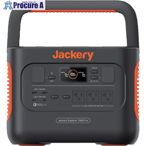 Jackery ポータブル電源 1000Pro JE-1000B  1台  (株)Jackery Japan ▼456-2265