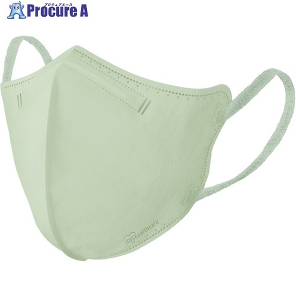 IRIS 296472 DAILY FIT MASK  立体 ふつうサイズ 30枚入 ピスタチオ RK-F30SXA  1箱  アイリスオーヤマ(株) ▼469-5929