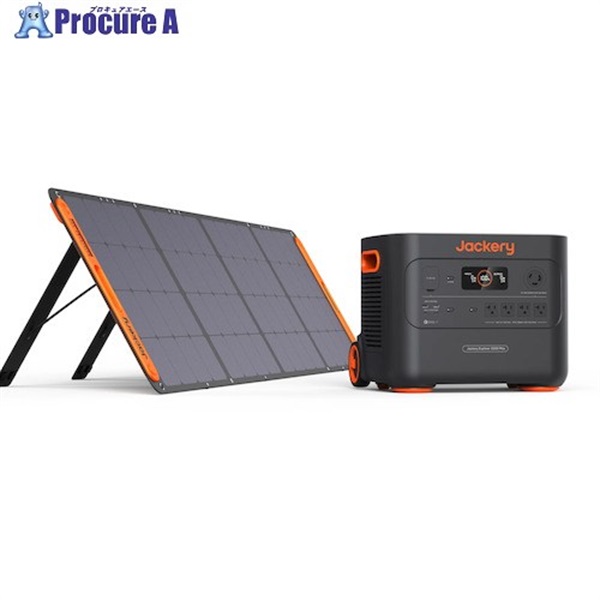 Jackery Solar Generator 2000 Plus ポータブル電源 ソーラーパネル1枚 セット SG-2000C-1  1S  (株)Jackery Japan ▼565-3727