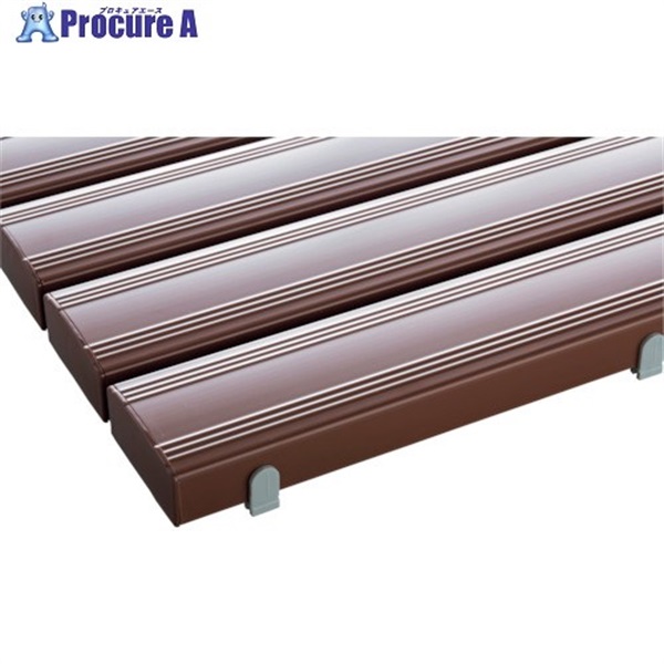 テラモト 抗菌安全スノコ(完成品)400×1800mm 茶 MR-093-314-4  1枚 ◇▼114-1345