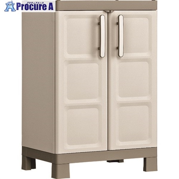 KETER 樹脂製物置エクセレンス 650X450X970 2段 9709000031312  1台 ▼206-3184