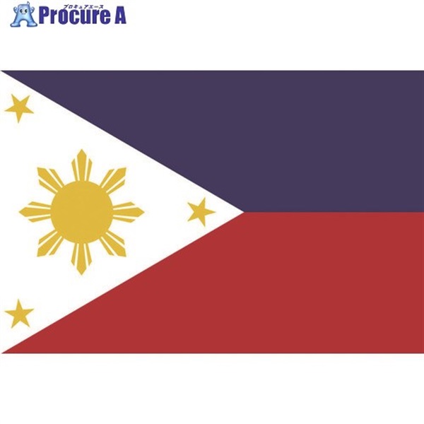 東京製旗 国旗No.2(90×135cm) フィリピン 426642  1枚 ▼207-3780