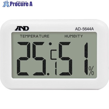 A＆D デジタル温湿度計 AD-5644A AD-5644A  1台  (株)エー・アンド・デイ ▼248-5402