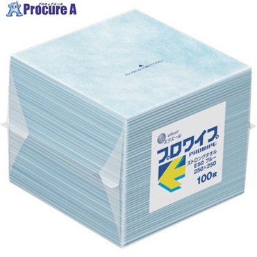 エリエール プロワイプ ストロングタオルE50 ブルー 250×250 703545  1ケース  (株)EBS ▼250-5762