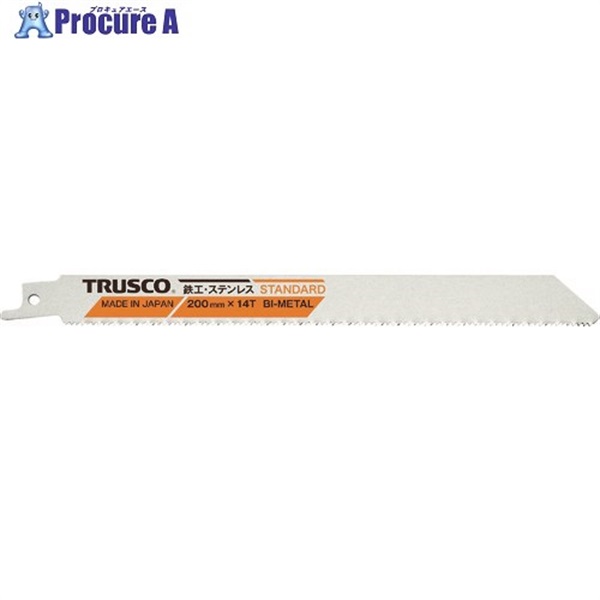 TRUSCO バイメタルセーバーソーブレード 200mmX0.9厚X14山 5枚 TBS-200-14-5P  1パック  トラスコ中山(株) ▼767-9203