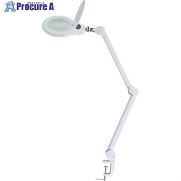 SK アーム式LED拡大鏡 無段階調光機能付 2倍 Φ116mm LS2-125AD  1台 ▼412-9489