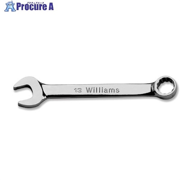 WILLIAMS スタッビー 防爆コンビネーションレンチ 二面幅寸法15mm JHW1215M  1丁 ▼442-7166