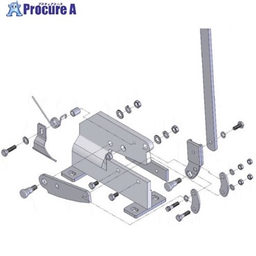 TRUSCO 板金用切断機レバーシャP-2用部品 NO.26六角ナット P2026  1個  トラスコ中山(株) ▼488-7182