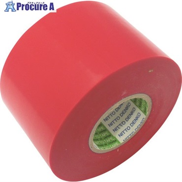 日東 ビニールテープNo.21S 0.2mm×75mm×20m 赤 2巻入り 21-75R  1パック ▼114-1277