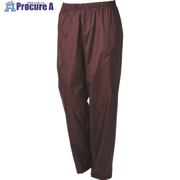 カジメイク ポリエステルパンツ エンジ 4L 2206-39-4L  1着  (株)カジメイク ▼153-7212