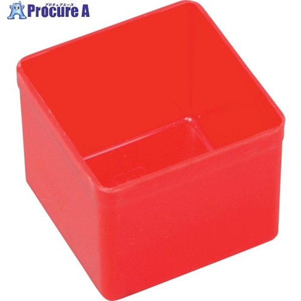 allit プラスチックボックス Allitパーツケース EuroPlus用 赤 54X54X45mm 456300  1個 ▼249-3683