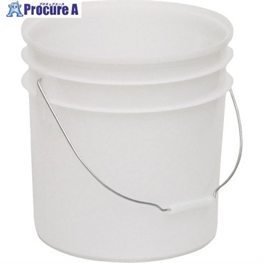 サンコー ペール容器 401802 サンペール#20(本体＋ハンドル)乳白色 401802-01  1個 ▼311-3523