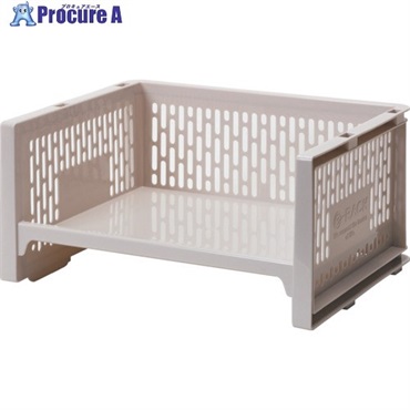 SANKO pla 433077 Eラック L 浅型 BE ベージュ 43307  1個 ▼361-9797