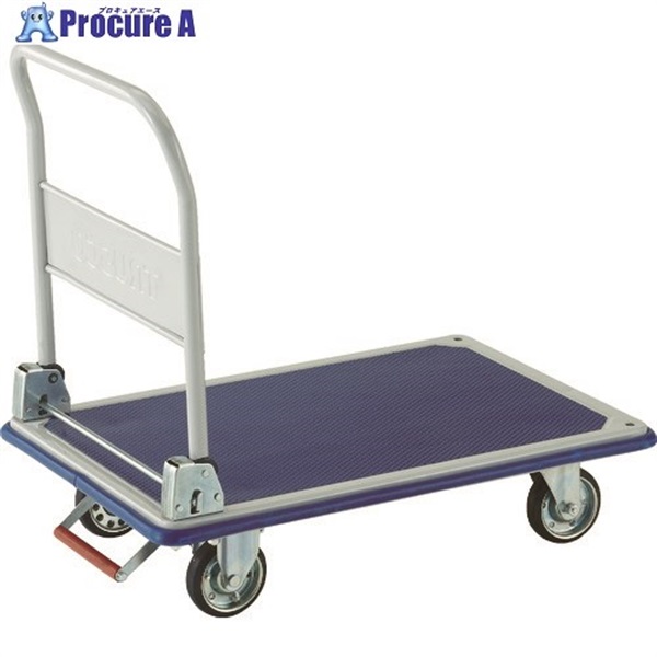 TRUSCO プレス製台車 ドンキーカート 折りたたみ式915×615 ピン式固定車ストッパー付 301NKB  1台  トラスコ中山(株) ◇