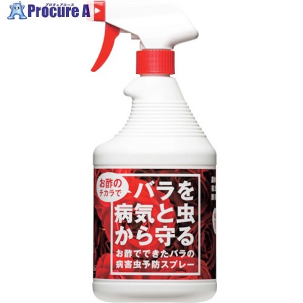 トヨチュー お酢でできたバラの病害虫予防スプレー900ml 422017  1本  中島商事(株) ▼422-4928