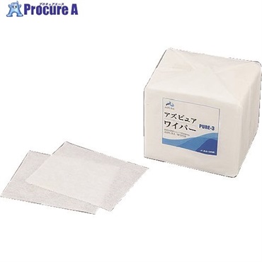 AS アズピュアワイパーPURE3 100枚/袋×30袋 (3000枚入) 1-4256-02  1ケース ▼100-8182
