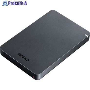 BAFFALO USB3.1(Gen.1)対応 耐衝撃ポータブルHDD 1TB ブラック HD-PGF1.0U3-BKA  1個  (株)バッファロー ▼429-3583