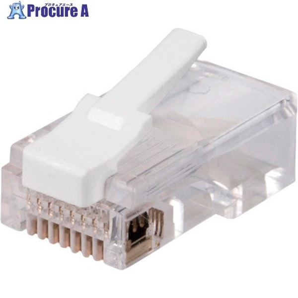 バッファロー ツメの折れない RJ45 LANコネクター カテゴリー5e対応 10個入り ETPCRJ45ET10  1個  (株)バッファロー ▼430-4677