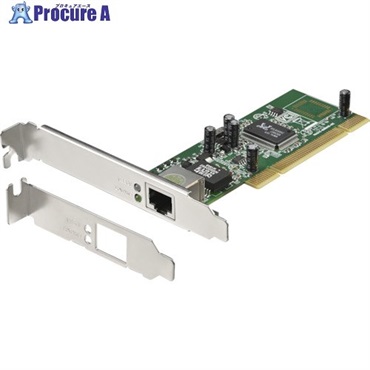 バッファロー PCIバス(32bit)用 1000BASE-T LANボード LGY-PCI-GT  1個  (株)バッファロー ▼457-0632