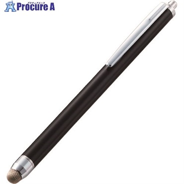 エレコム スタンダード導電繊維タッチペン P-TPS03BK  1個  エレコム(株) ▼208-6416