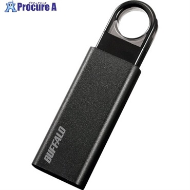 バッファロー USB3.1(Gen1)対応 ノックスライドUSBメモリー 128GB ブラック RUF3-KS128GA-BK  1個  (株)バッファロー ▼429-5166