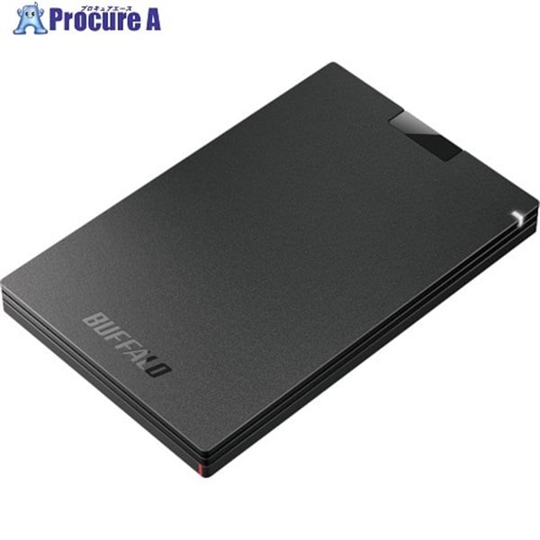 バッファロー USB3.2(Gen1) ポータブルSSD Type-A＆C 1.0TB SSD-PGC1.0U3-BC  1個  (株)バッファロー ▼429-9946