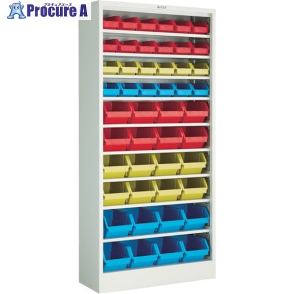 TRUSCO パーツケース バンラックケース M型 コンテナ入 H1790 609M-A  1台  トラスコ中山(株) ◇