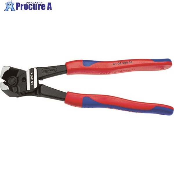 KNIPEX 200mm エンドカッティングニッパー 航空機仕様 6102-200S5  1丁  KNIPEX社 ▼752-1651