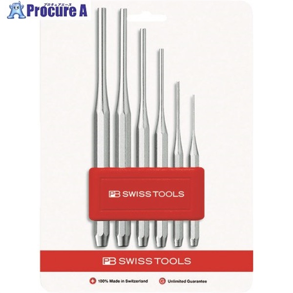 PBスイスツールズ 750BCN 平行ピンポンチ(八角胴)セット ホルダー付(ブリスターパック入り) 750BCN  1S  PBスイスツールズ社 ▼764-6186